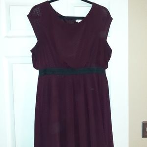 Soft purple cocktail dress
